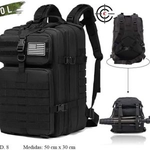 COD-08 MOCHILA TÁCTICA 50 LITROS