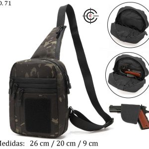 COD-71 BOLSO CRUZADO TACTICO (M) VELCRO