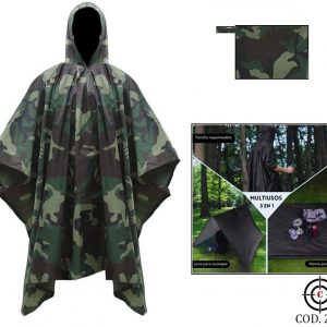 COD-253 PONCHÓ TACTICO 3-1