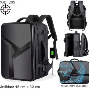 COD-205 MOCHILA SEMI IMPERMEABLE MARCA: OZUCO TAPA DURA