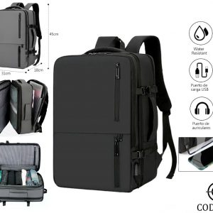COD-209 MOCHILA SEMI IMPERMEABLE VIAJERA