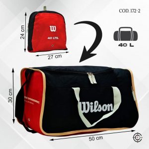 COD-172-2 BOLSO DEPORTIVO ECO MARCA:WILSON