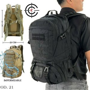 COD-21 MOCHILA TACTICA 40 LITROS MALLA