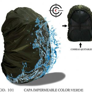 COD-101 CAPA IMPERMEABLE AJUSTABLE MOCHILA 40 LITROS