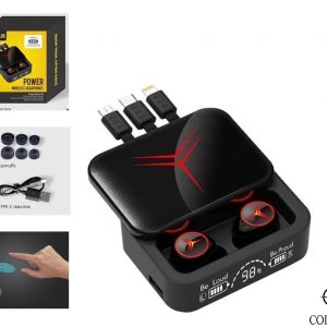 COD-215-2 AUDIFONO INALÁMBRICO CON CABLES DE CARGA