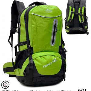 COD-171 MOCHILA MONTAÑERA 60 LITROS MARCA: AIR