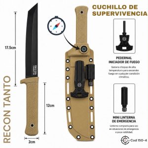 COD-150-4 CUCHILLO DE SUPERVIVENCIA
