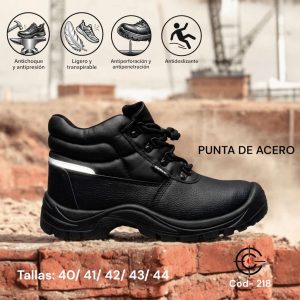 COD-218 BOTAS PUNTA DE ACERO